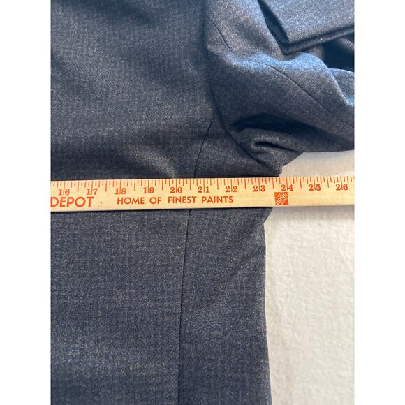 Armani Collezioni Men's Two Button Blazer Gray/Blue Size 44R Made in Italy. - Picture 10 of 16